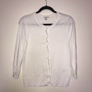 White light cardigan